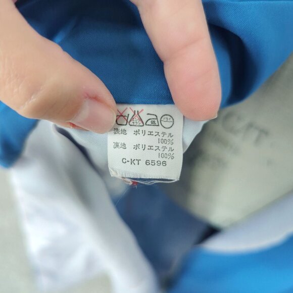 Vintage Kimono Yukata Japanese Small Medium Blue Floral - Picture 11 of 13